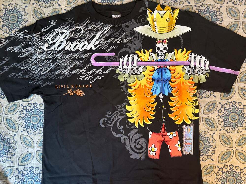 Civil Regime x One Piece Brook Soul King Graphic T-Shirt